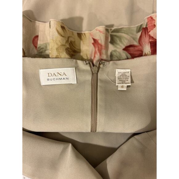 Dana Buchman Dress Floral Print Tank Top, Sz 6 Women’s - Picture 6 of 6